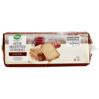 PAM Qualità per te Fette Biscottate Integrali 9 x 36 g – immagine 14
