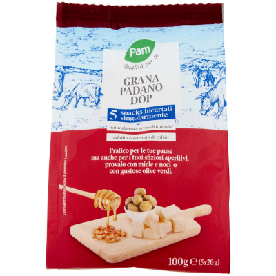 PAM PANORAMA Grana Padano DOP Snack 100 g – immagine 9