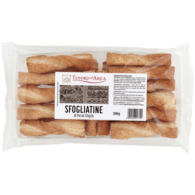 TESORI DELL'ARCA Sfogliatine di Pasta Sfoglia 200 g – immagine 9