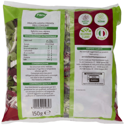 PAM Valeriana e Radicchio 150 g – immagine 11