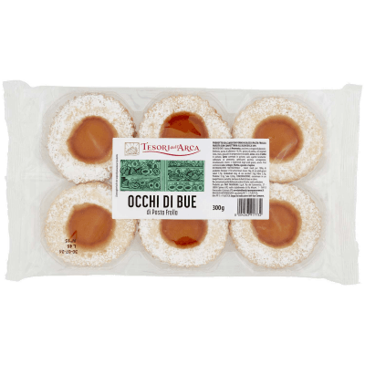 TESORI DELL'ARCA Occhi di Bue di Pasta Frolla 300 g – immagine 9