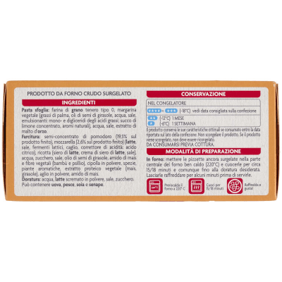 PAM Pizzette Pomodoro e Mozzarella surgelate 250 g – immagine 13