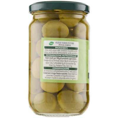 PAM Olive Verdi Intere in Salamoia 300 g – immagine 10