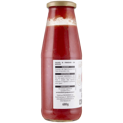 TESORI DELL'ARCA Passata di Pomodoro Rustica con Basilico 680 g – immagine 10