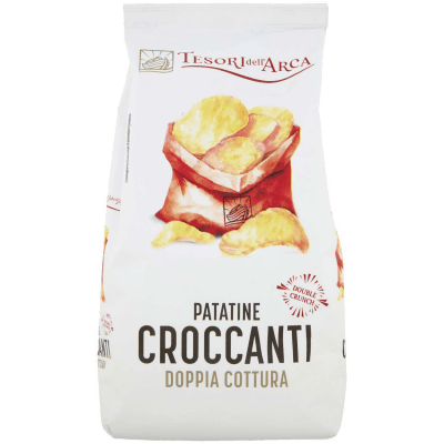 TESORI DELL'ARCA Patatine Croccanti Doppia Cottura 130 g – immagine 9