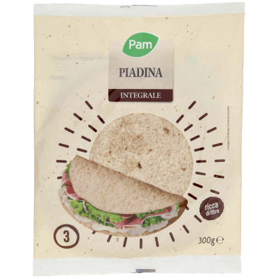 PAM Piadina Integrale 3 x 100 g – immagine 9