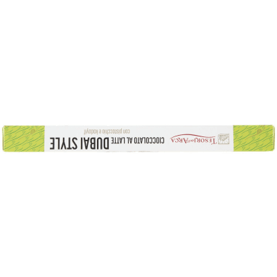 TESORI DELL'ARCA Cioccolato al Latte Dubai Style con pistacchio e kadayif 145 g – immagine 13