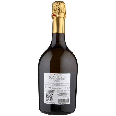 Amurabi Gran Cuvée Vino Spumante Extra Dry Millesimato 75 cl – immagine 11