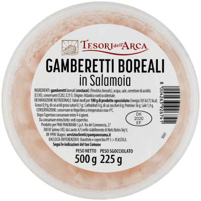 TESORI DELL'ARCA Gamberetti Boreali in Salamoia 500 g – immagine 9