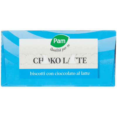 PAM Qualità per te Choko Latte biscotti con cioccolato al latte 250g (25g x 10) – immagine 12