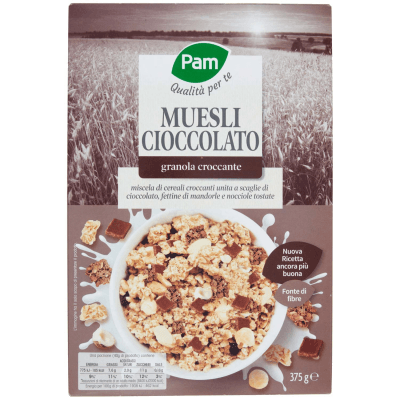 PAM Qualità per te Muesli Cioccolato granola croccante 375 g – immagine 9