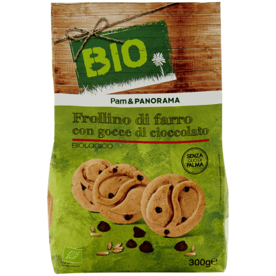 BIO Frollino di farro con gocce di cioccolato Biologico 300 g – immagine 9