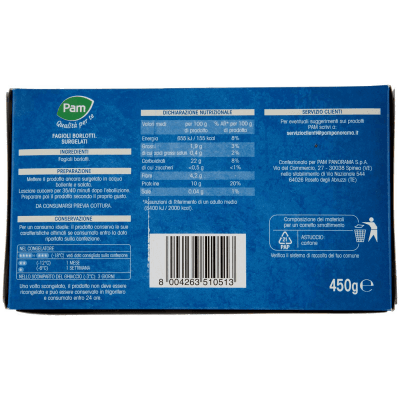 PAM PANORAMA Fagioli Borlotti surgelati 450 g – immagine 11