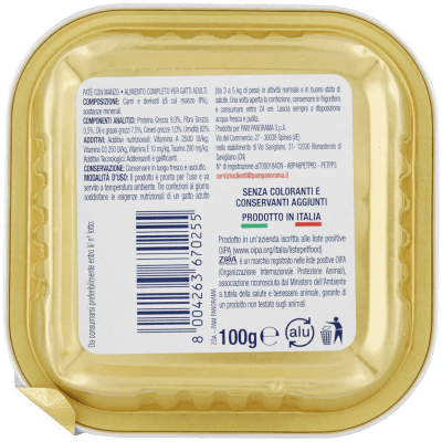 ZOA Adult Patè con Manzo 100 g – immagine 11