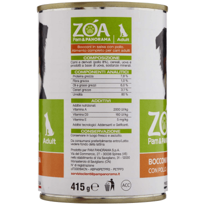 ZOA Adult Bocconi in Salsa con Pollo 415 g – immagine 12