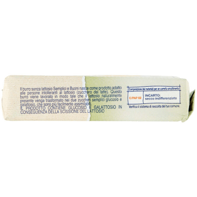 SEMPLICI E BUONI Senza Lattosio Burro 125 g – immagine 14