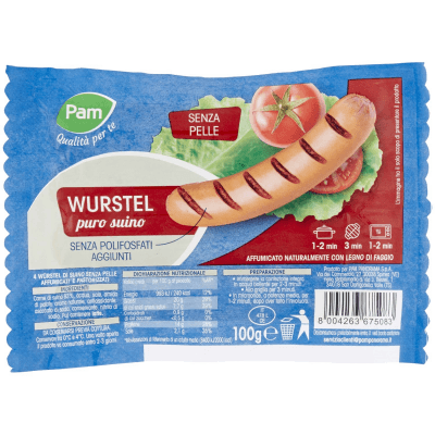 PAM Qualità per te Wurstel puro suino 100 g – immagine 9