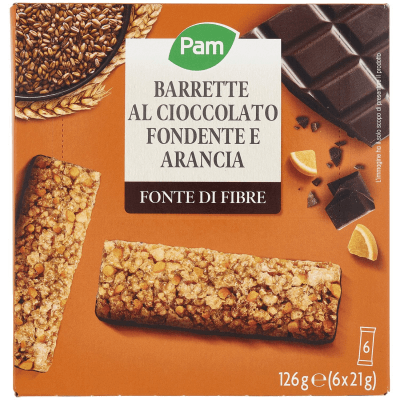 PAM Barrette al Cioccolato Fondente e Arancia 6 x 21 g – immagine 9