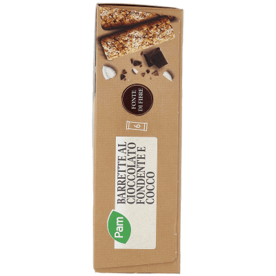 PAM Barrette al Cioccolato Fondente e Cocco 6 x 21 g – immagine 12