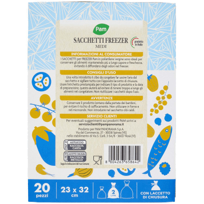 PAM PANORAMA Sacchetti Freezer 23x32 cm 20 pz – immagine 11