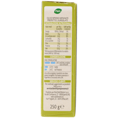 PAM PANORAMA Olive all'Ascolana surgelate 250 g – immagine 12