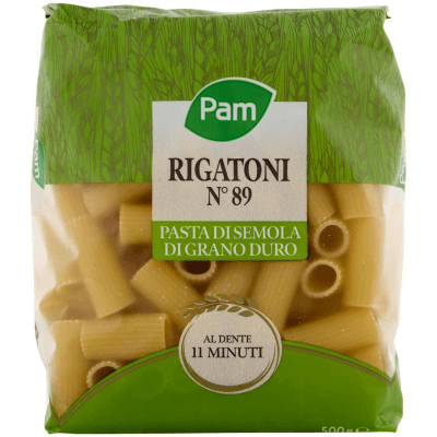 PAM Rigatoni N° 89 Pasta di Semola di Grano Duro 500 g – immagine 9