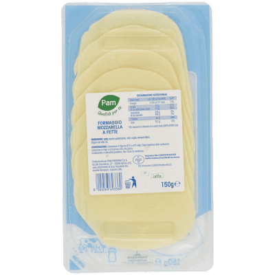 PAM Qualità per te Formaggio a Fette Mozzarella 150 g – immagine 11
