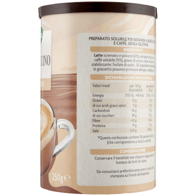 PAM Qualità per te Cappuccino solubile 250 g – immagine 12