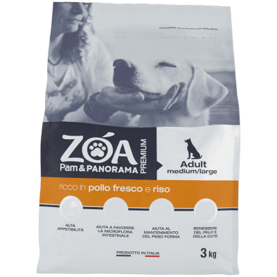 ZOA PREMIUM Adult medium/large ricco in pollo fresco e riso 3 kg – immagine 9