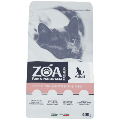 ZOA PREMIUM Adult esigente ricco in maiale fresco e riso 400 g – immagine 9