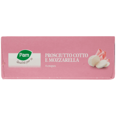 PAM Qualità per te Prosciutto Cotto e Mozzarella 4 crepes surgelate 4 x 62,5 g – immagine 10