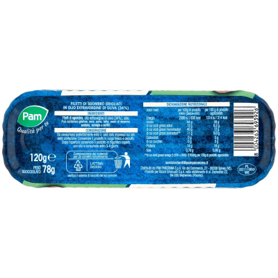 PAM Qualità per te Filetti di Sgombro in olio extravergine di oliva 120 g – immagine 11