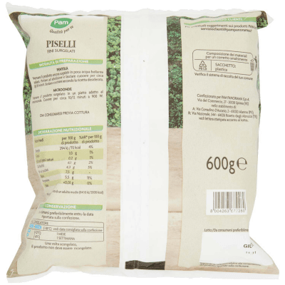 PAM PANORAMA Piselli Fini surgelati 600 g – immagine 11