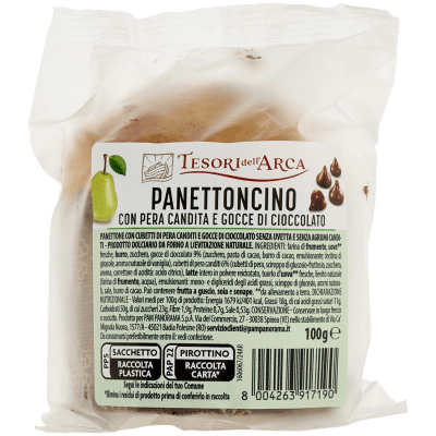 PAM Qualità per te Panettoncino Pera e cioccolato 100 g – immagine 9
