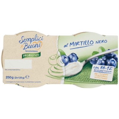 SEMPLICI E BUONI Probiotico al Mirtillo Nero 2 x 125 g – immagine 13