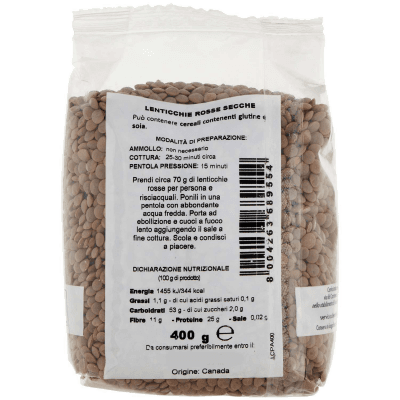 PAM Qualità per te Lenticchie Rosse 400 g – immagine 11