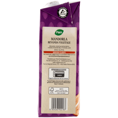 PAM Mandorla Biologica Bevanda Vegetale 1 L – immagine 12