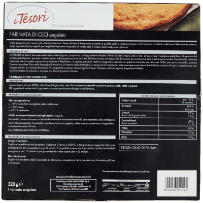 I TESORI Farinata di Ceci surgelata 320 g – immagine 11