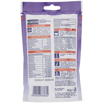 PAM PANORAMA Snack per Gatti con Pollo Fresco 60 g – immagine 11