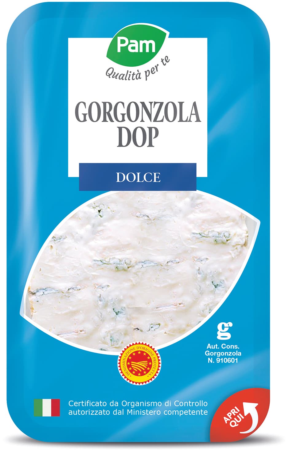 Gorgonzola DOP dolce PAM Qualità per te 300 g – immagine 2
