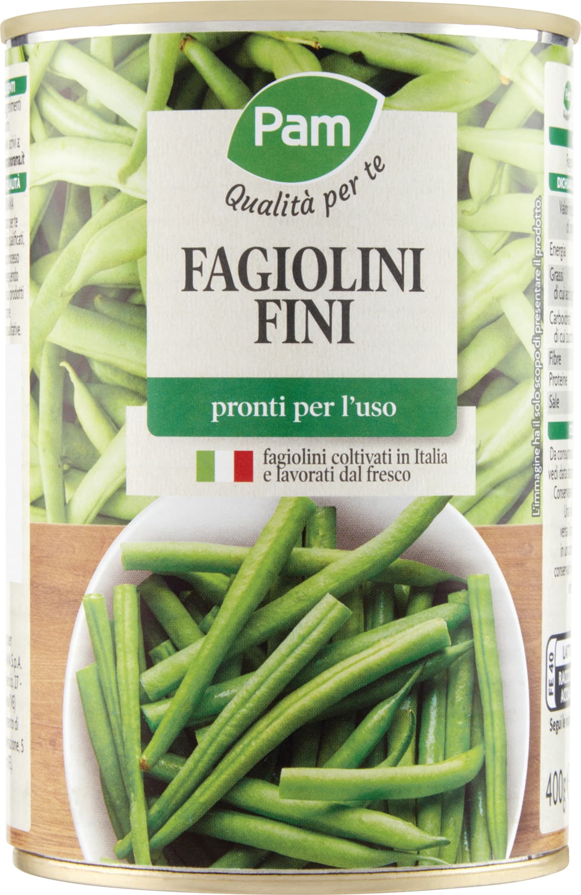 PAM PANORAMA Fagiolini Fini 400 g – immagine 2