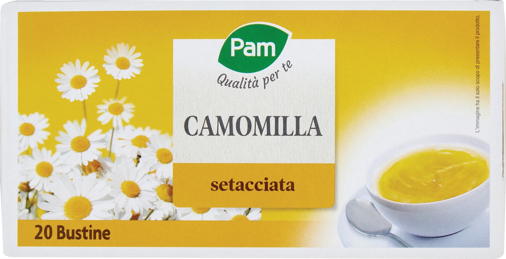 PAM PANORAMA Camomilla Setacciata 32g (1,6g x 20) – immagine 2