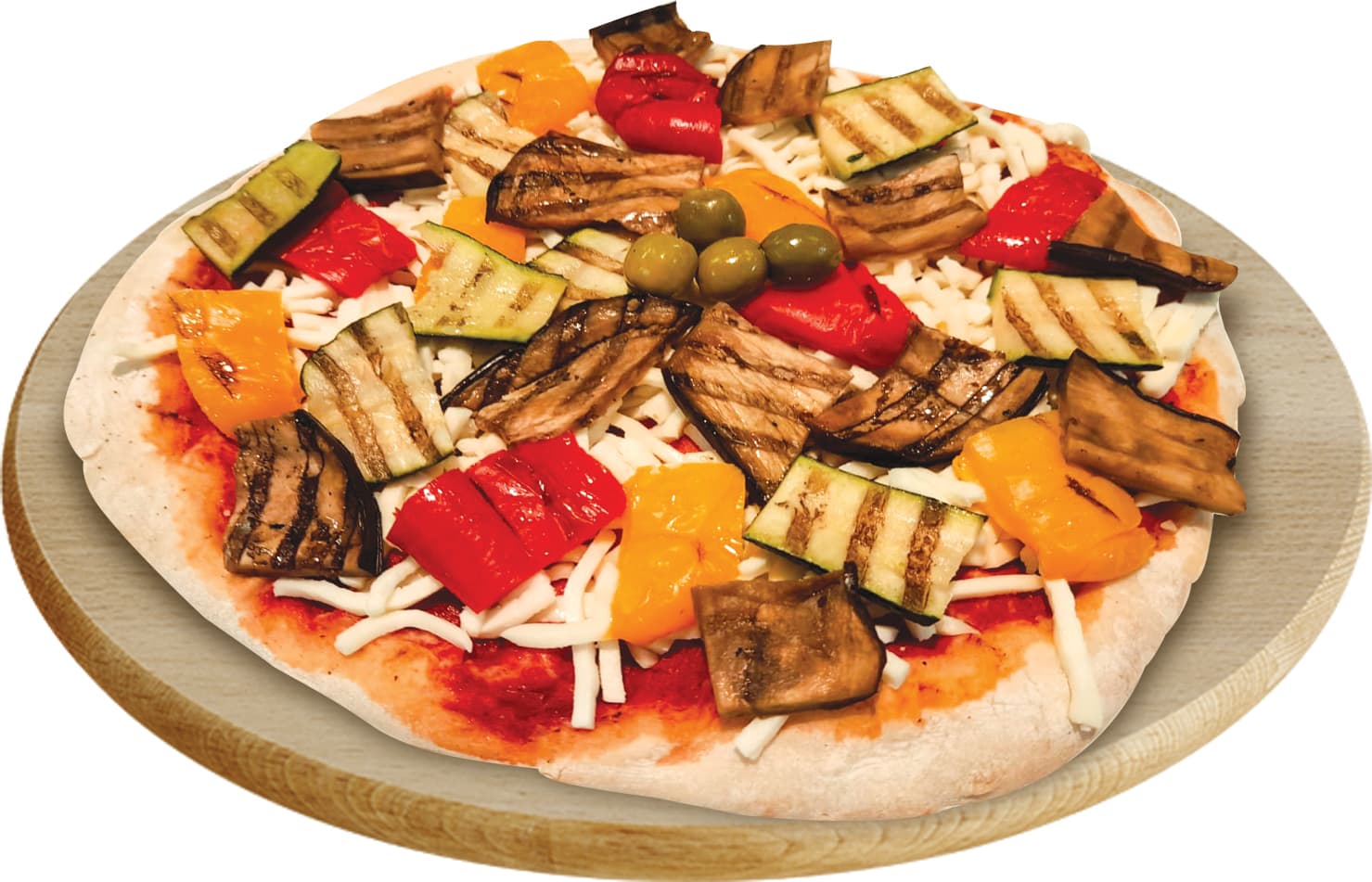 Pizza con verdure grigliate – immagine 2