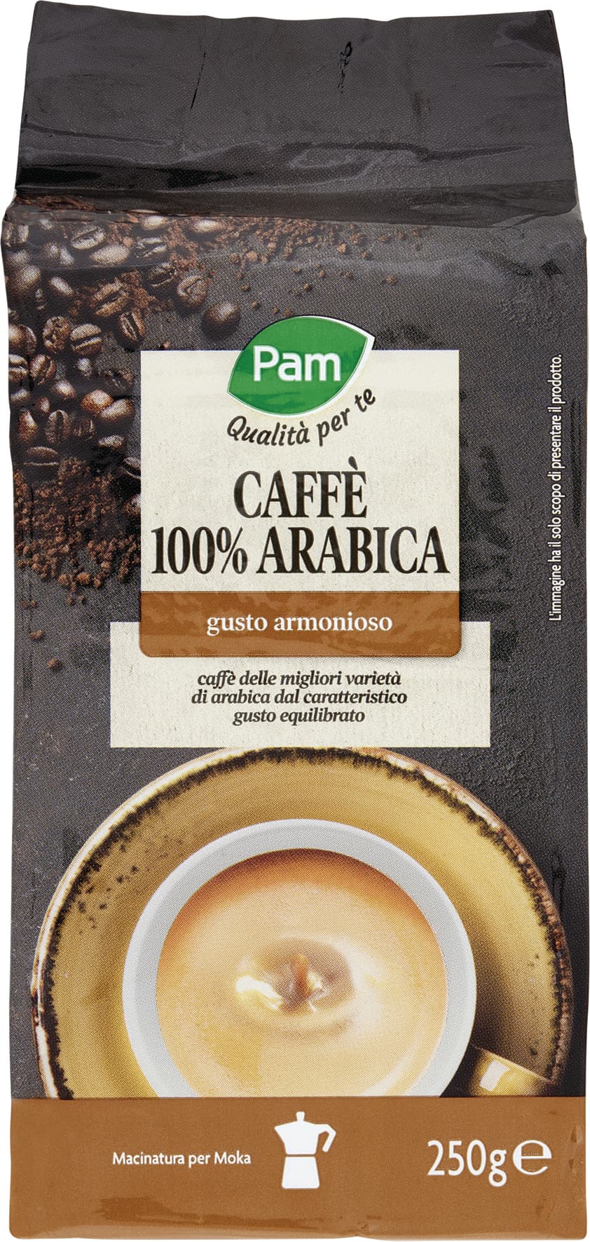 PAM Qualità per te Caffè 100% arabica 250 g – immagine 2