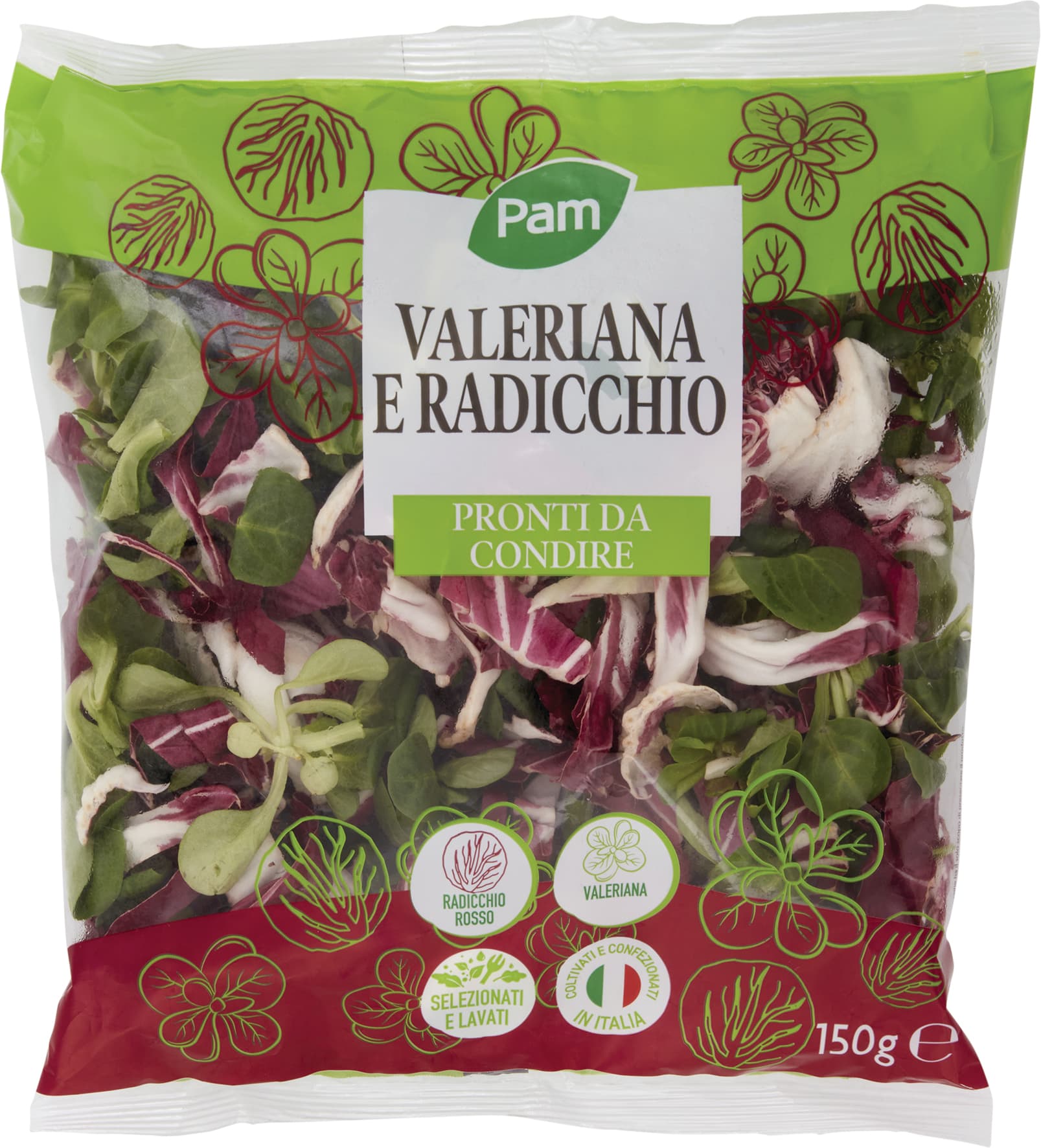 PAM Valeriana e Radicchio 150 g – immagine 2
