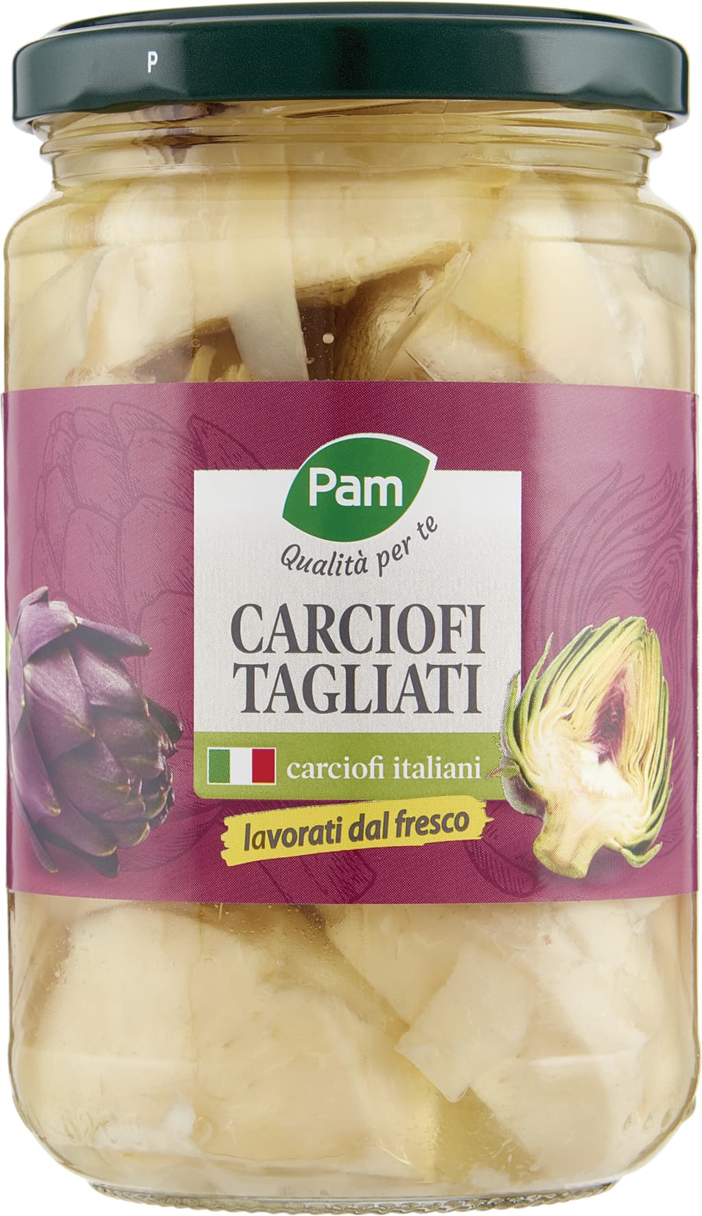 PAM PANORAMA Carciofini Tagliati all'Olio di Semi di Girasole 280 g – immagine 2