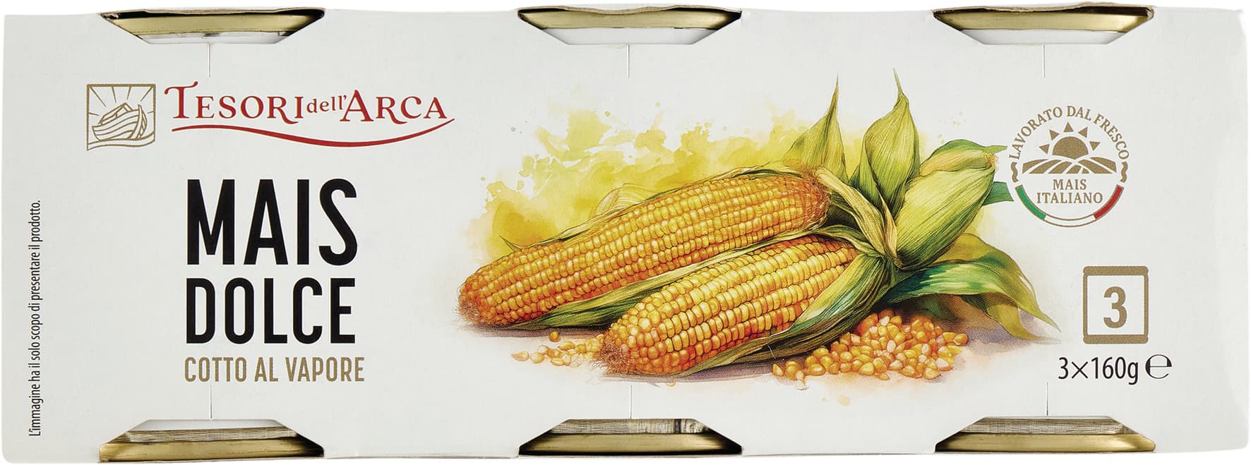 TESORI DELL'ARCA Mais Dolce 3 x 160 g – immagine 2