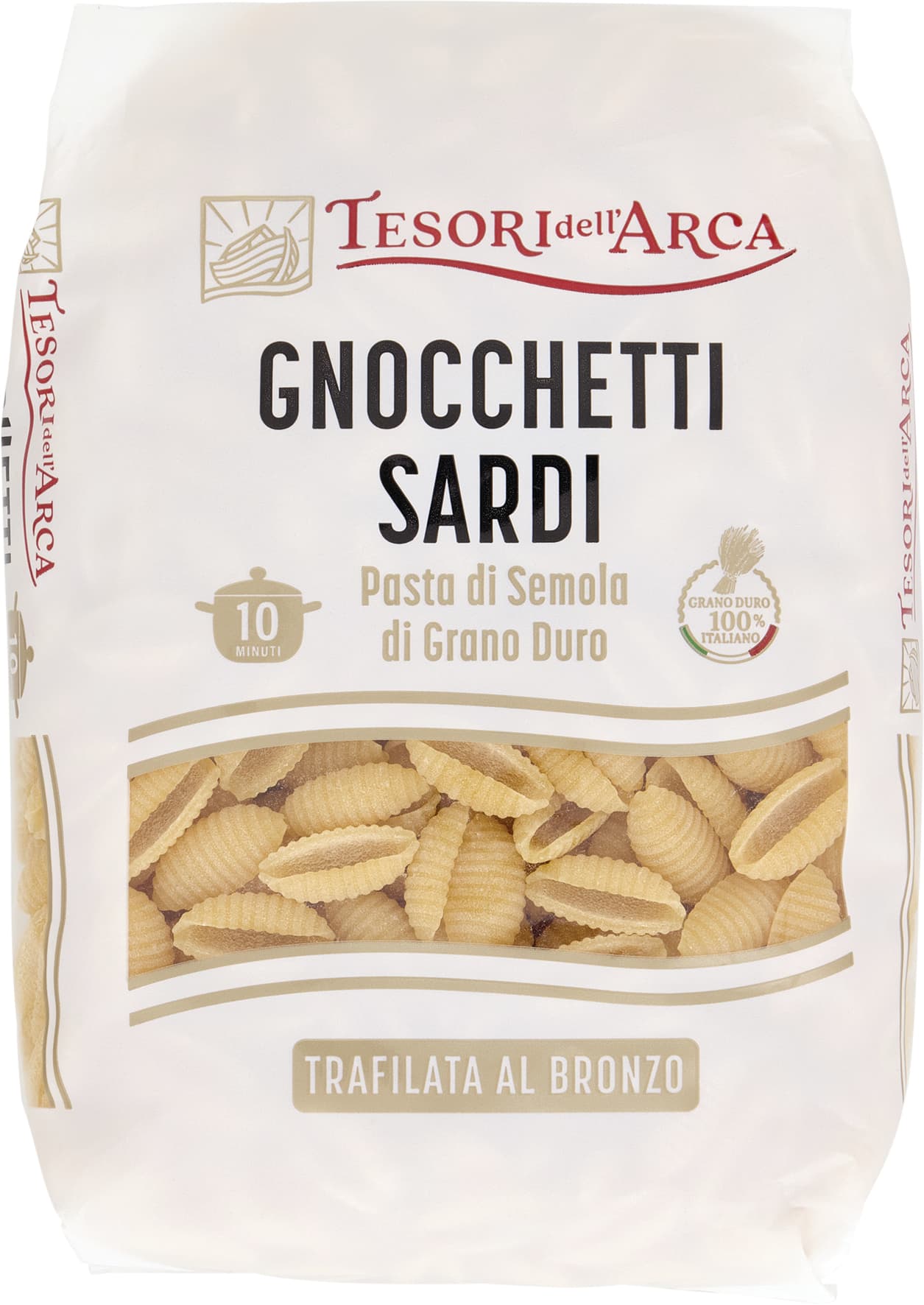TESORI DELL'ARCA Pasta di Semola di Grano Duro Gnocchetti Sardi 500 g – immagine 2