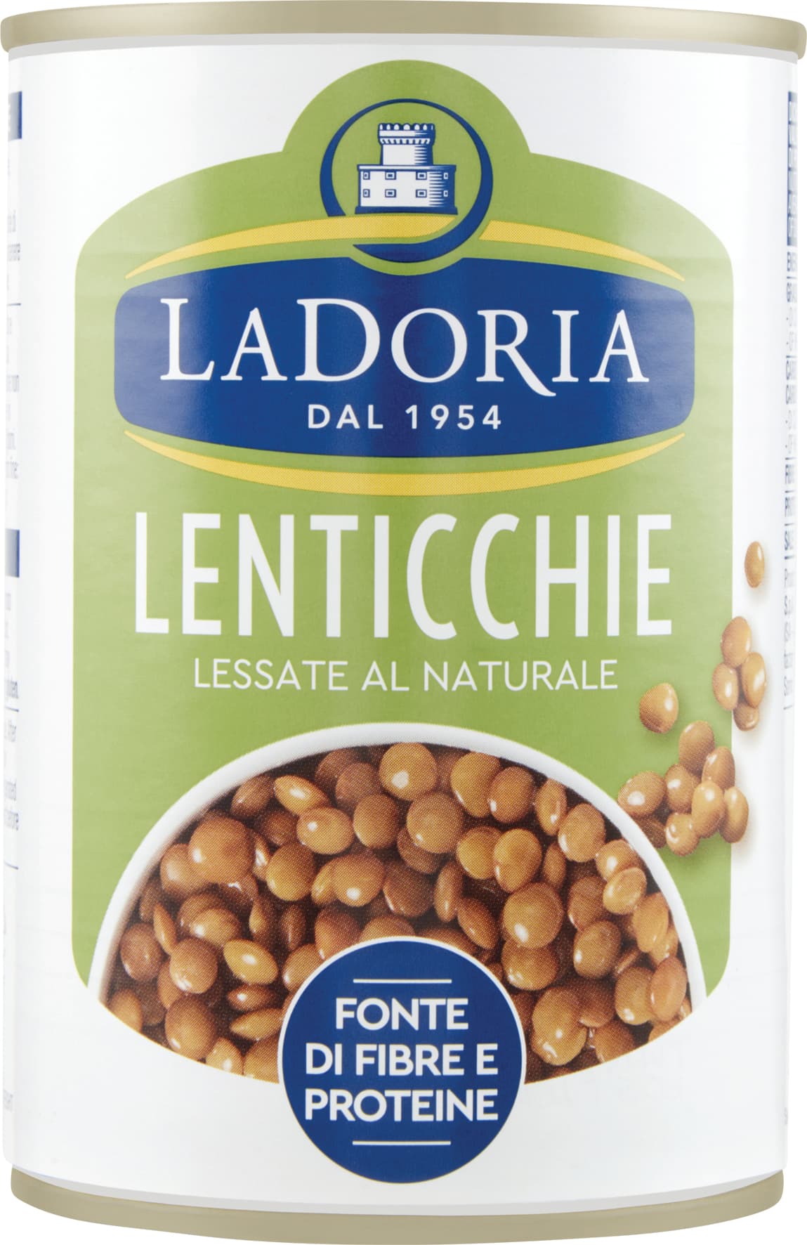 Lenticchie lessate al naturale La Doria 400 g 240 g – immagine 2