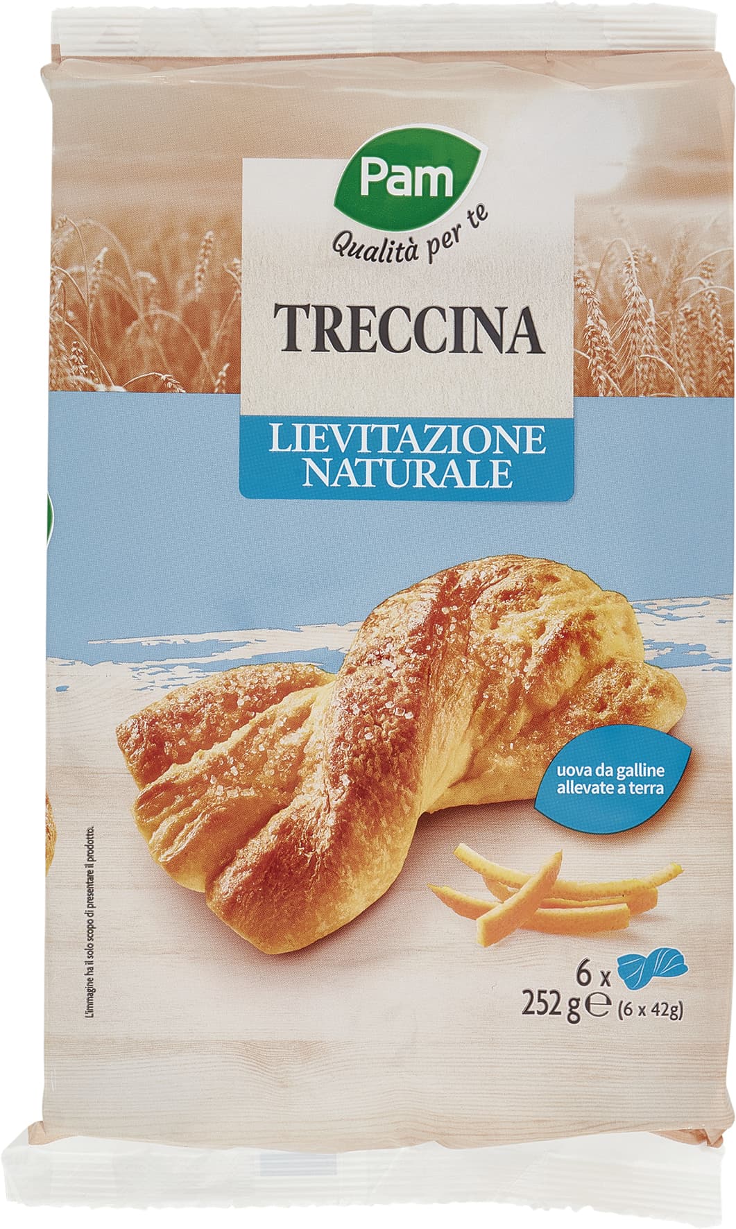 PAM PANORAMA Treccina 252g (42g x 6) – immagine 2